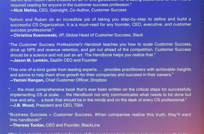 The Customer Success Professional’s Handbook Review
