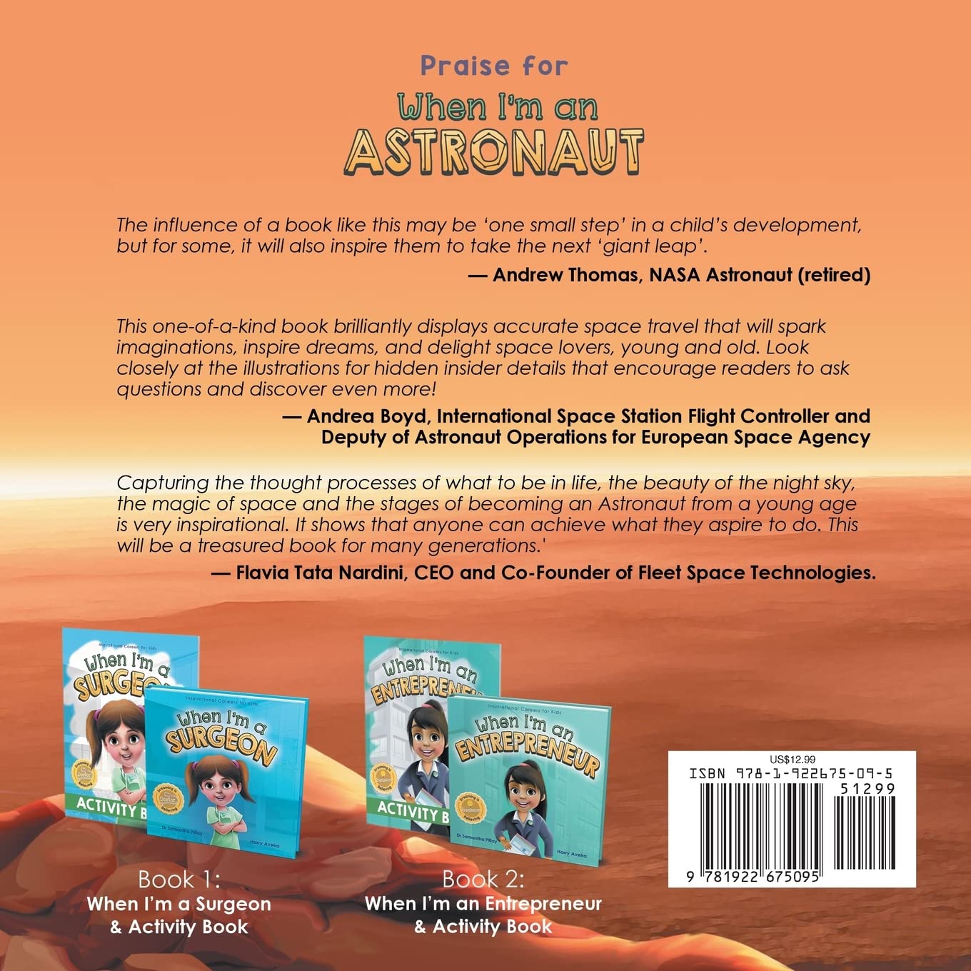 When Im an Astronaut: Dreaming is Believing: STEM (Inspirational Careers for Kids)     Paperback – August 3, 2022