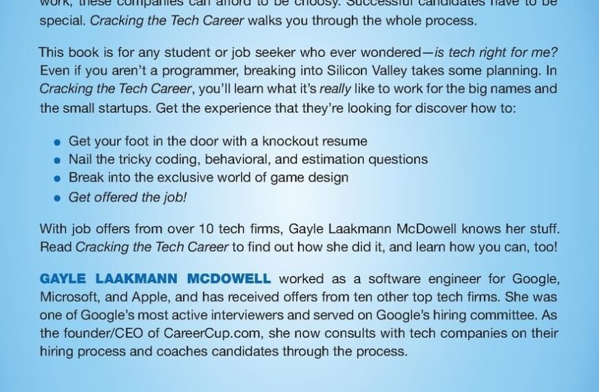 Cracking the Tech Career: 2nd Edition Review