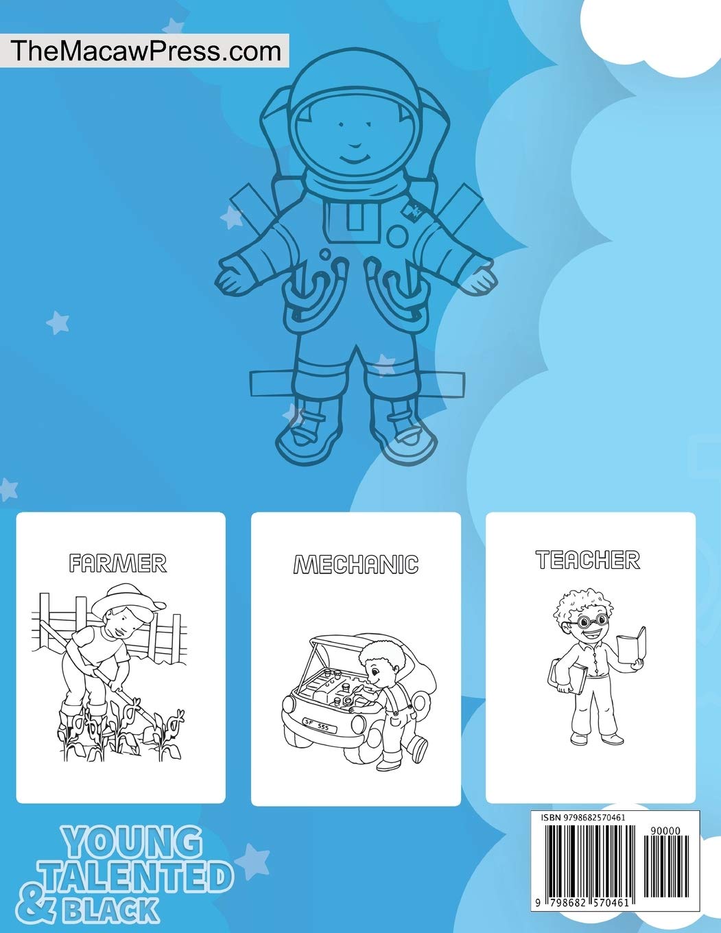 Young, Talented  Black: Coloring Book for Boys Aged 3-7| Inspiring Careers  Occupation for the Imagination| Great resource for young, gifted and black kids|Over 30 coloring pages | Size 8.5x11     Paperback – September 3, 2020